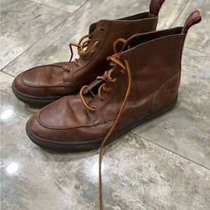 Men's Brown Leather Polo Boots